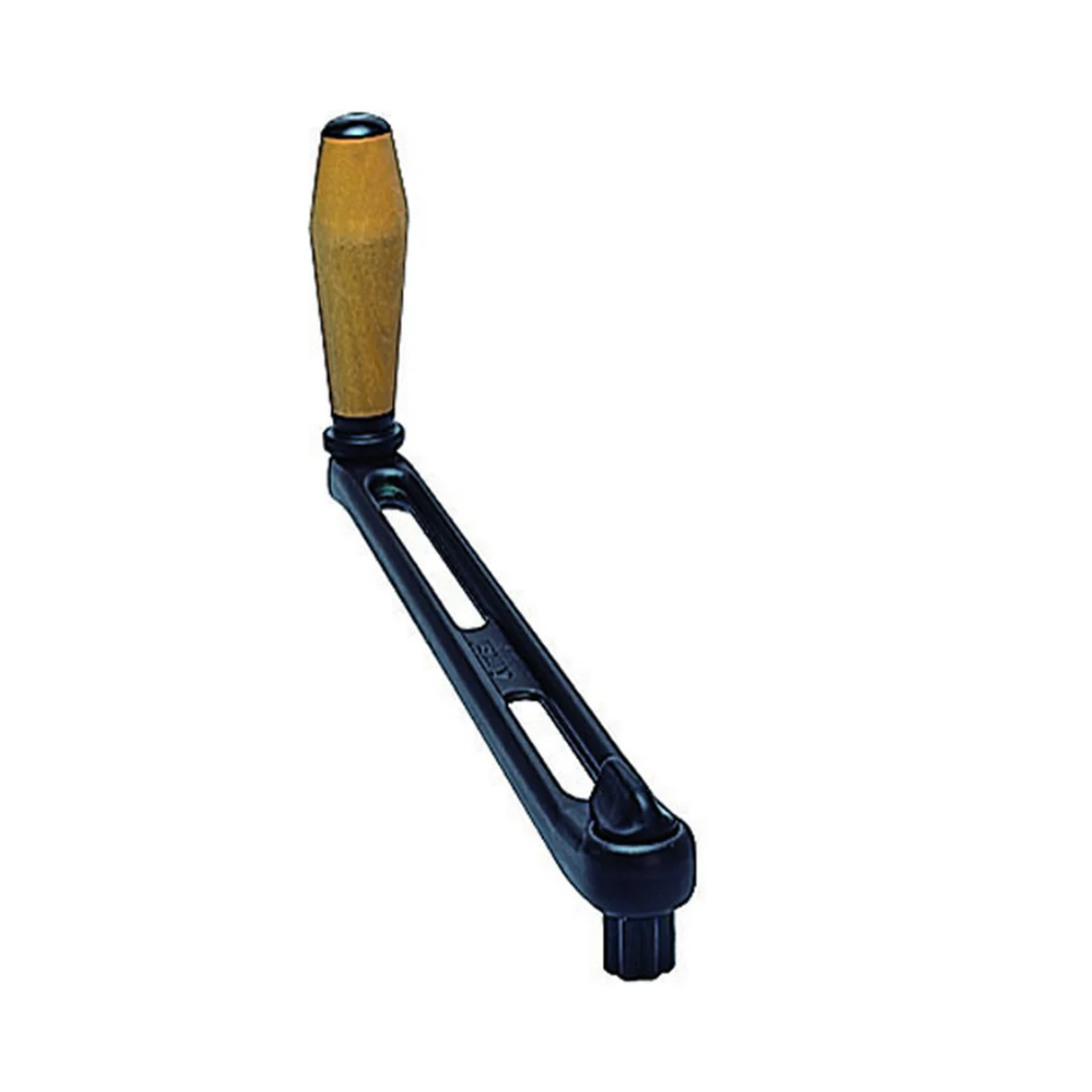 Antal Winch Handle 10"/250mm - Single Grip Wood Handle