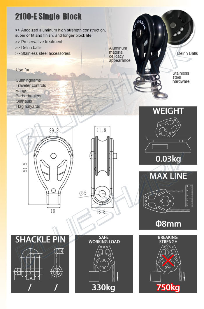 Blueshark 28mm Stand Up Block