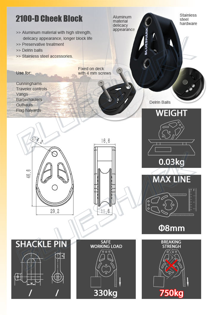 Blueshark 28mm Foot Block
