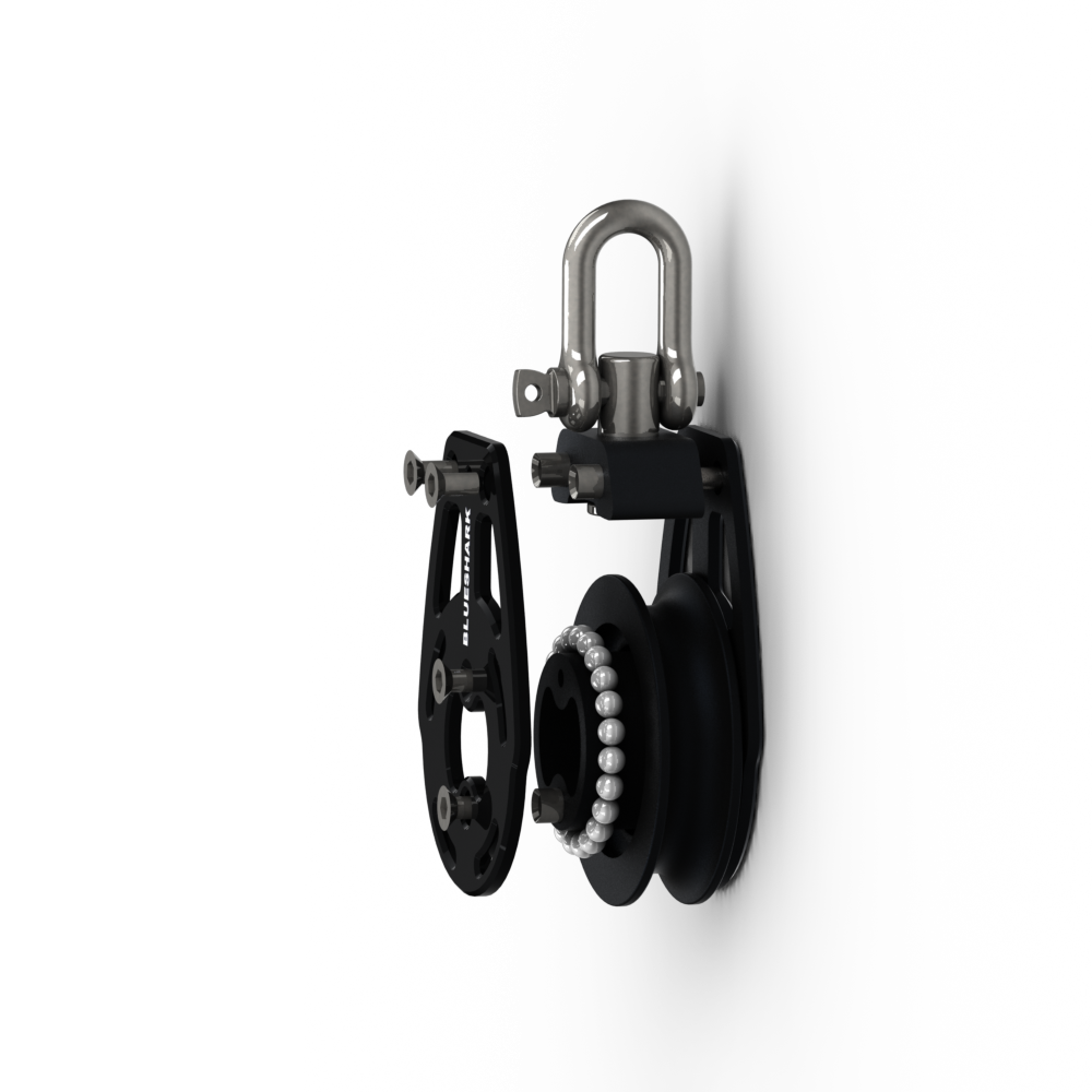 Blueshark Single Aluminum Block 28mm-77mm Sizes