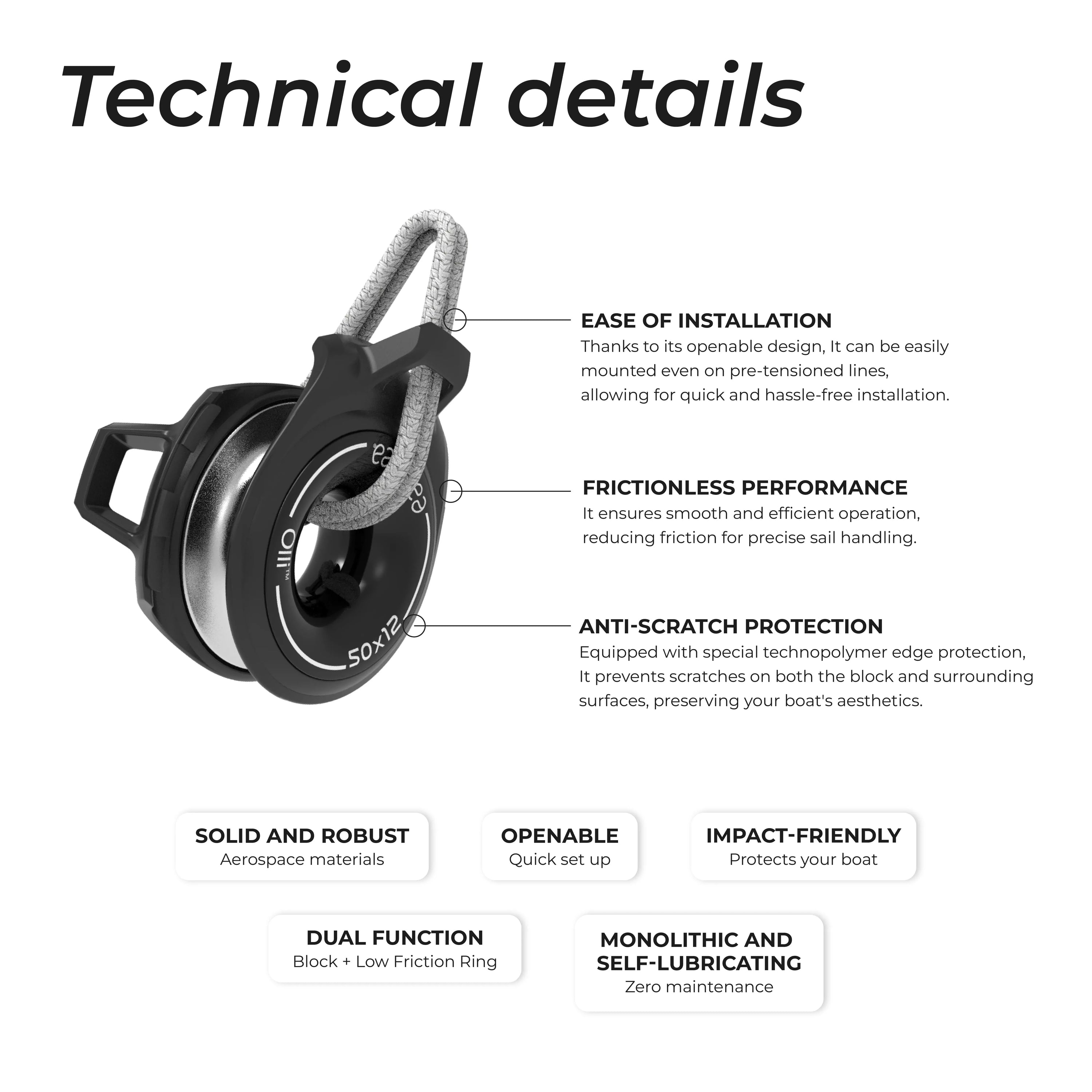 Easysea Olli Snatch Anti Shock Block