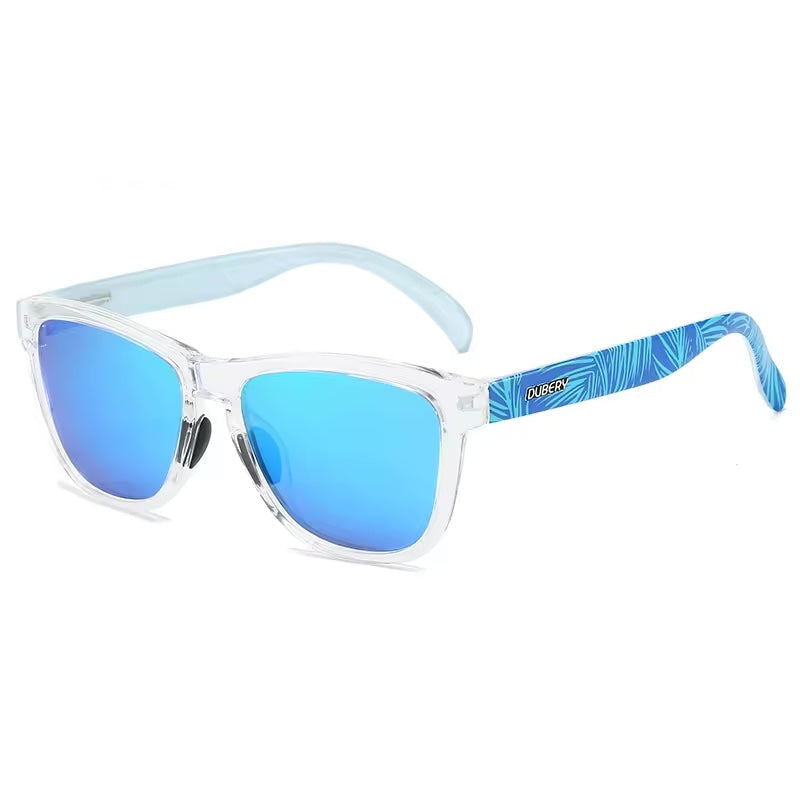 Polarised Sunglasses Clear with Blue Lenses