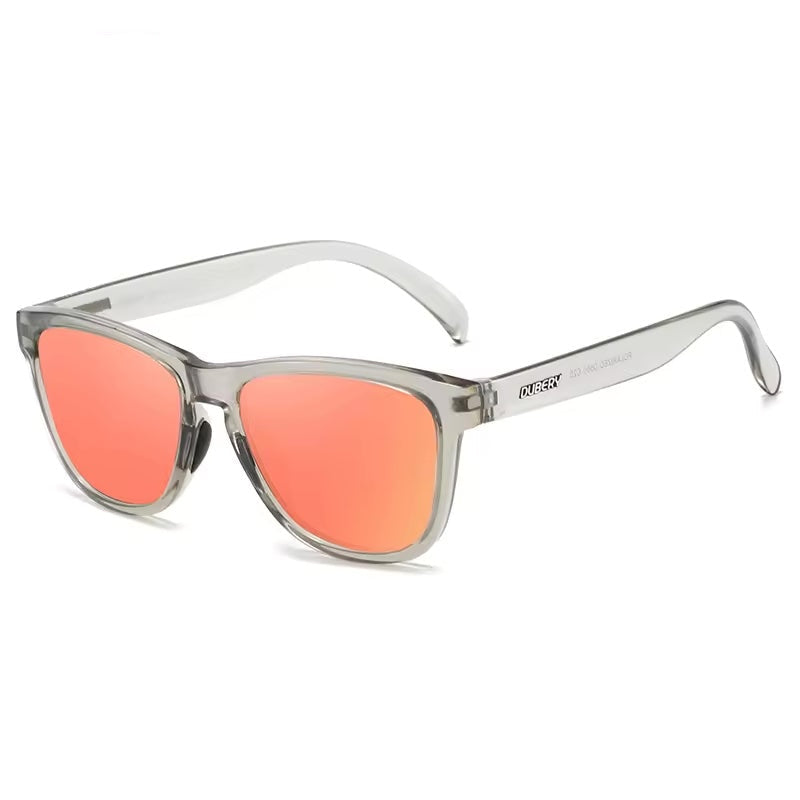 Polarised Sunglasses Grey with Pink Lenses