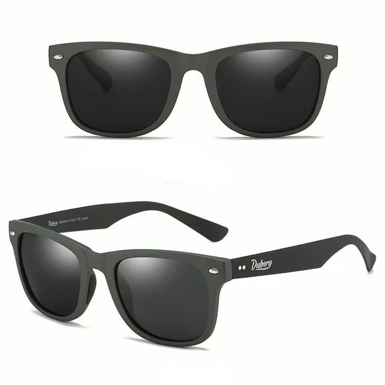 Carbon Fibre Frame Polarised Sunglasses Black Lens