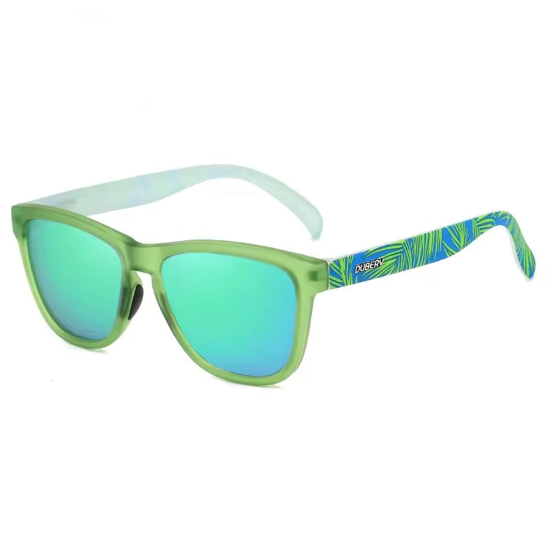 Polarised Sunglasses Green with Green Lenses