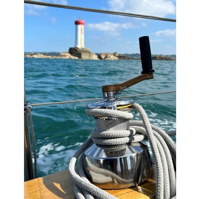 Karver Compact 2 Speed KCW45 Winch - Stainless Steel Drum