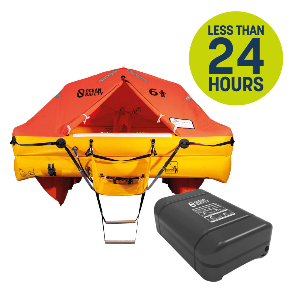OCEAN ISO ULTRALITE LIFERAFT – <24 HOUR CONTAINER