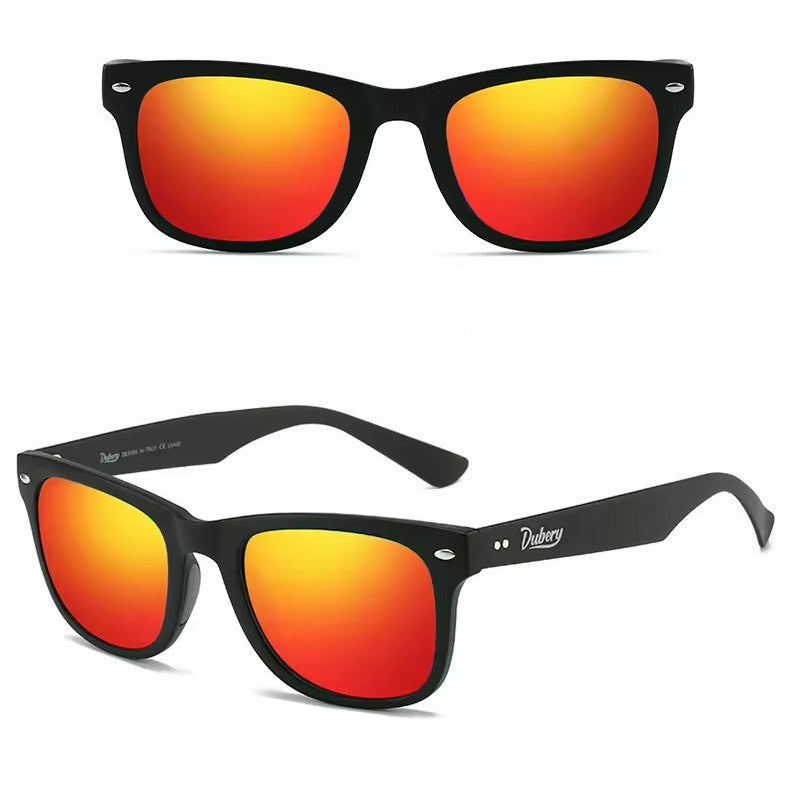 Carbon Fibre Frame Polarised Sunglasses Red Lens
