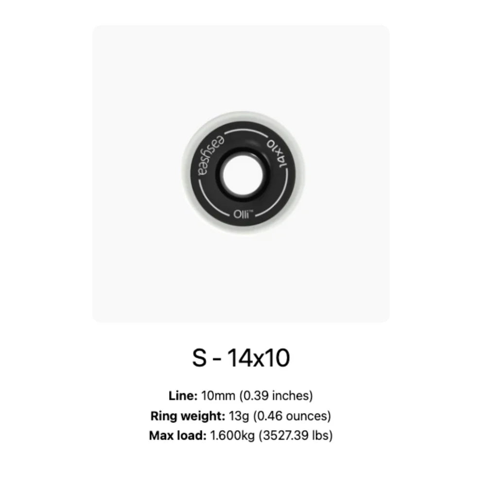 Easysea Olli™ - Anti Shock low friction ring aluminium