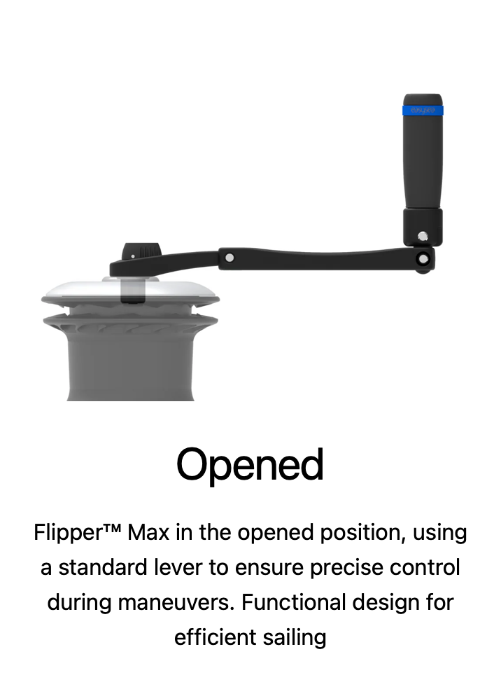 Flipper™ - Max 10" Foldable Winch Handle