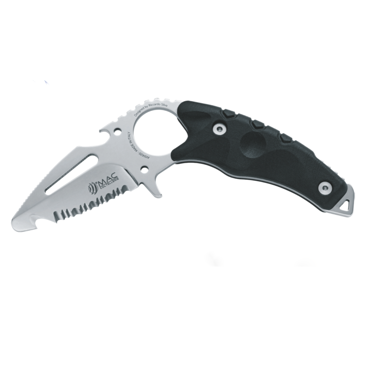 Gunslinger Scuba Diving Rescue Knife | Mac Coltellerie