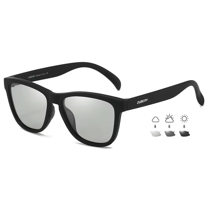 Polarised Sunglasses Matte Black with Photo Chromatic Lenses