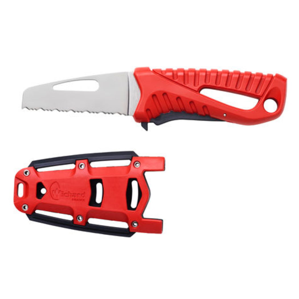 Wichard Offshore Rescue Knife - Fixed Blade - Red