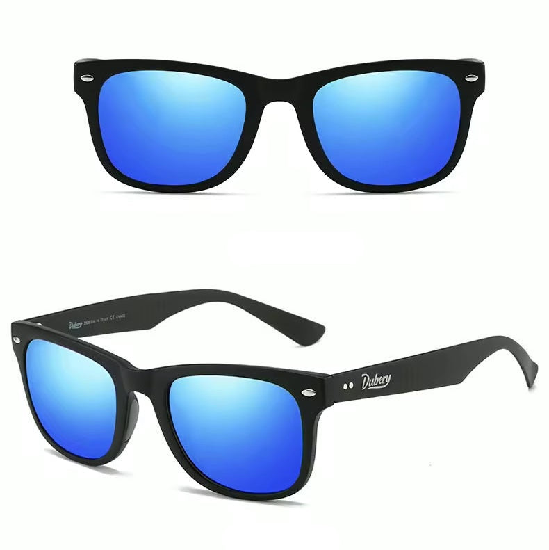 Carbon Fibre Frame Polarised Sunglasses Ice Blue Lens