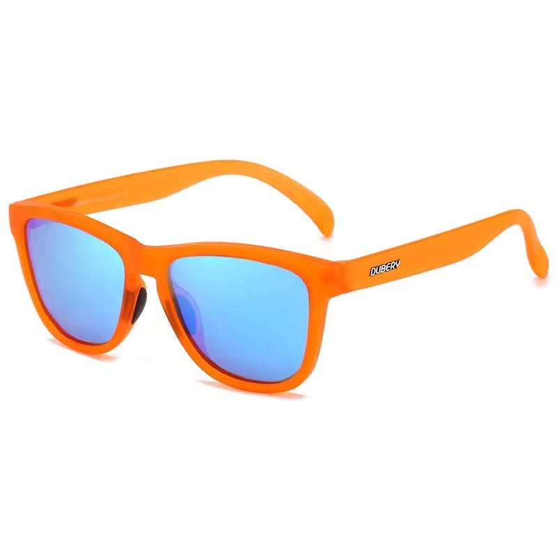 Polarised Sunglasses Orange with Ice Blue Lenses