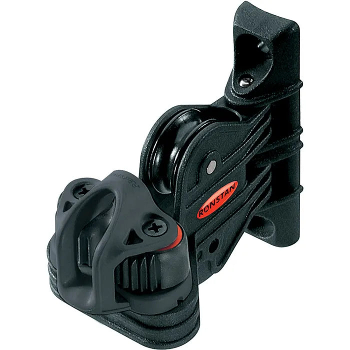 Ronstan Swiveling Cleat Unit, 28mm Ball Bearing Sheaves