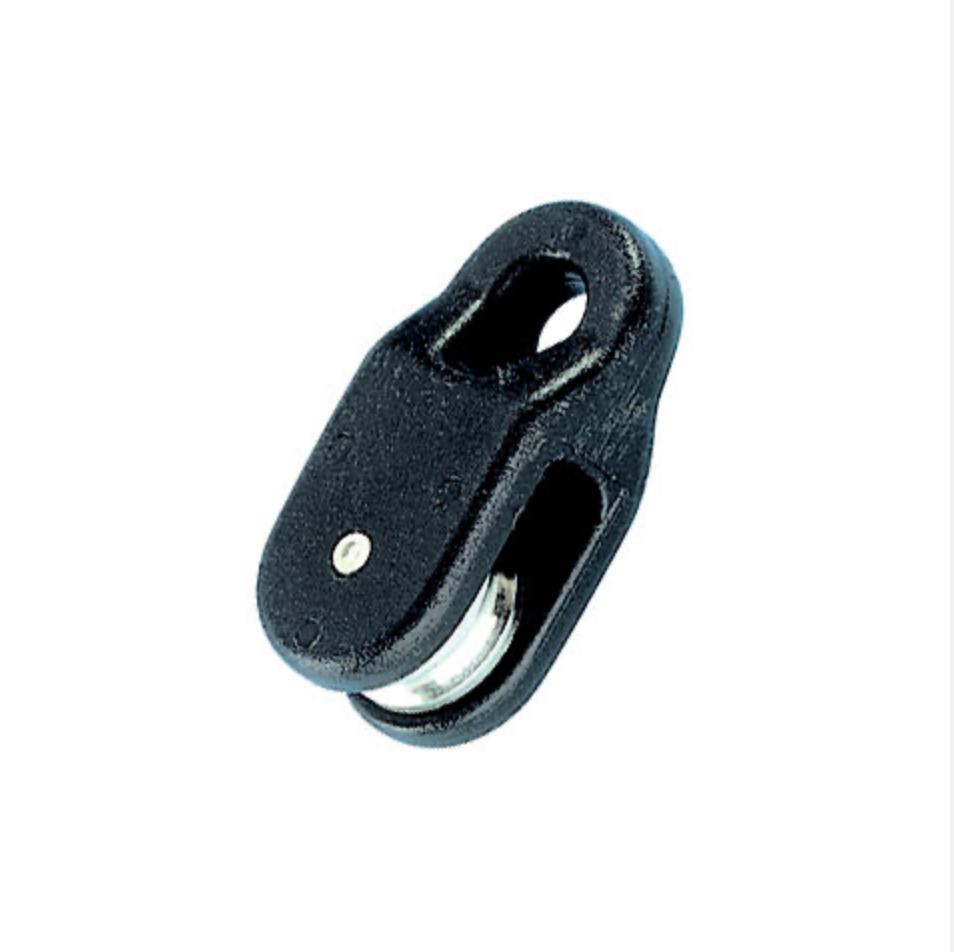 Wichard Single plain bearing block - Stainless steel sheave 12 - Fixed eye