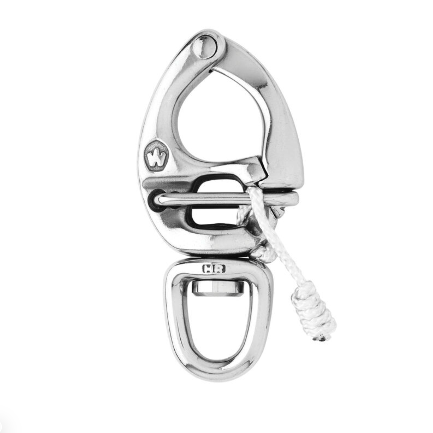 HR quick release snap shackle - With swivel eye
