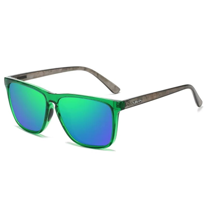Polarised Sunglasses Green with Green Lenses