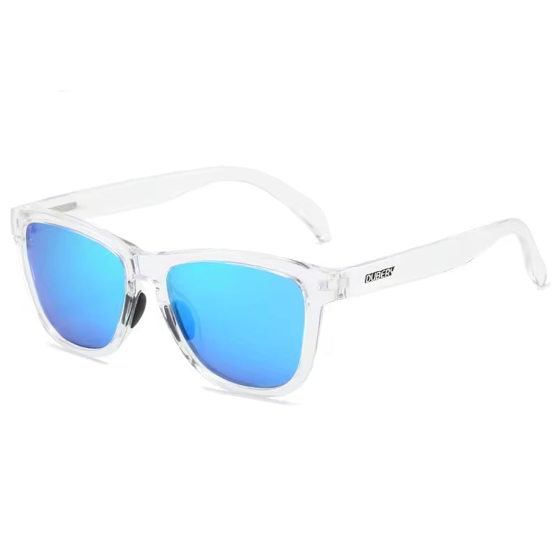 Polarised Sunglasses Clear with Blue Lenses