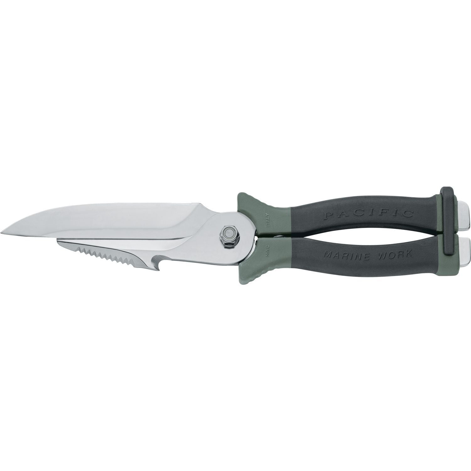 Pacific Marine Works with Scissors Diving Knife | Mac Coltellerie