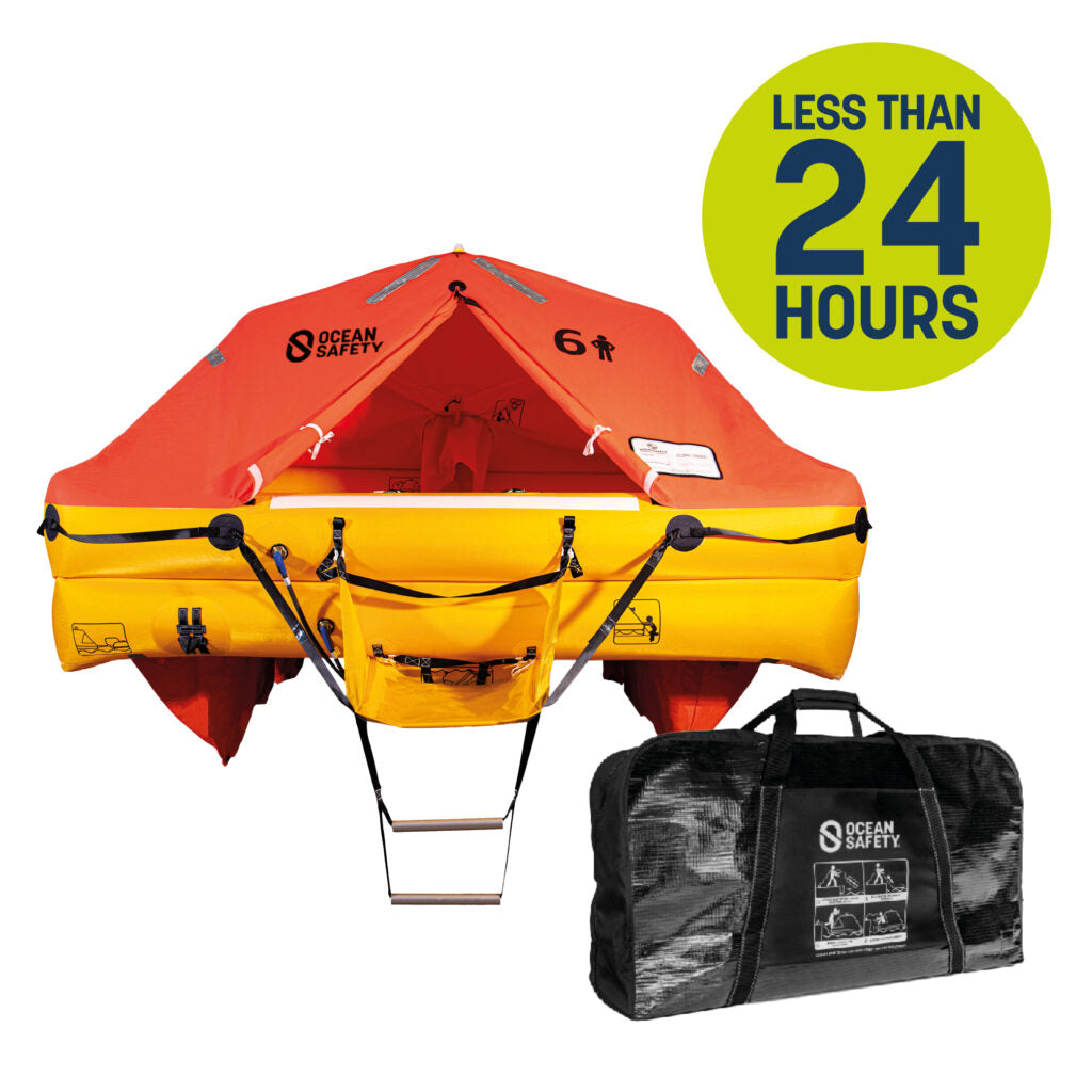 OCEAN ISO ULTRALITE LIFERAFT – <24 HOUR VALISE