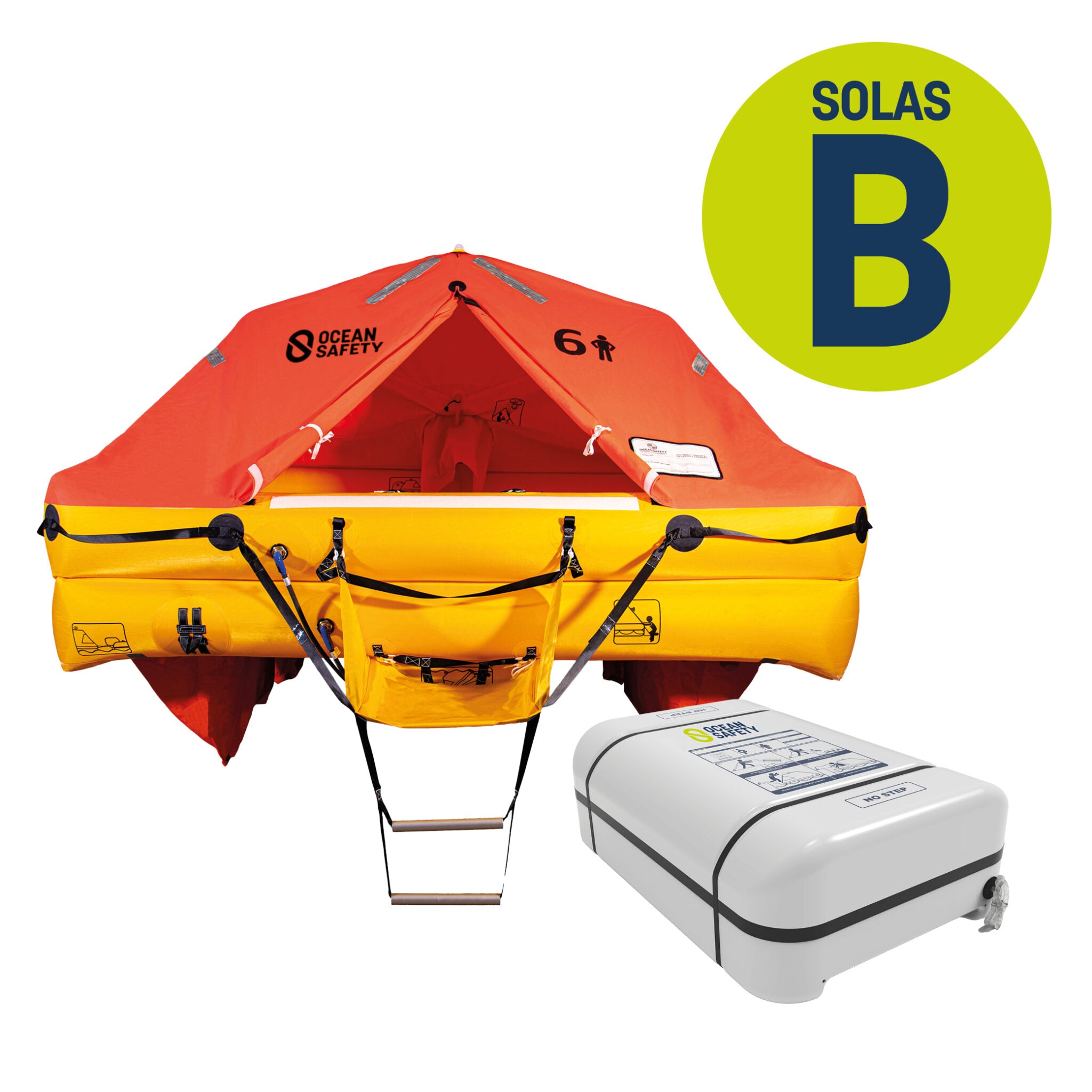 OCEAN ISO LIFERAFT – SOLAS B CONTAINER