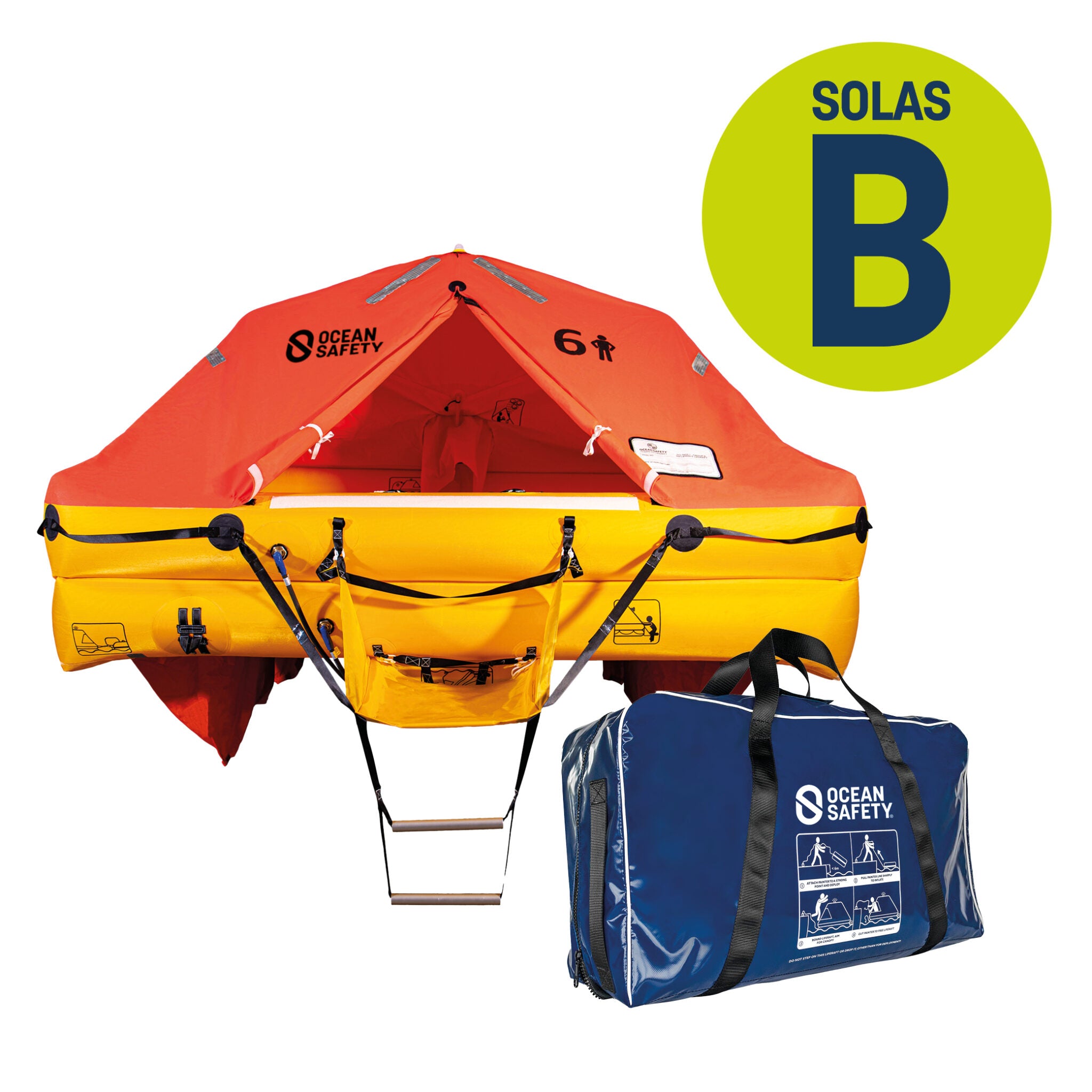 OCEAN ISO LIFERAFT – SOLAS B VALISE