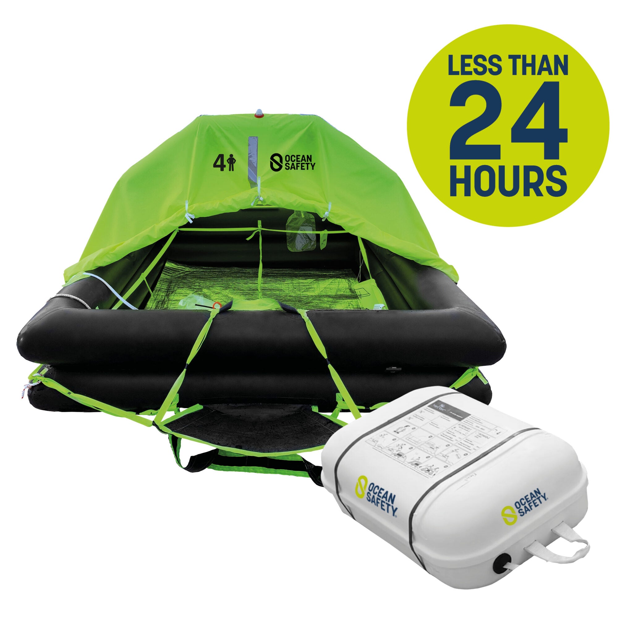 OCEAN REGATTA LIFERAFT – <24 HOUR CONTAINER