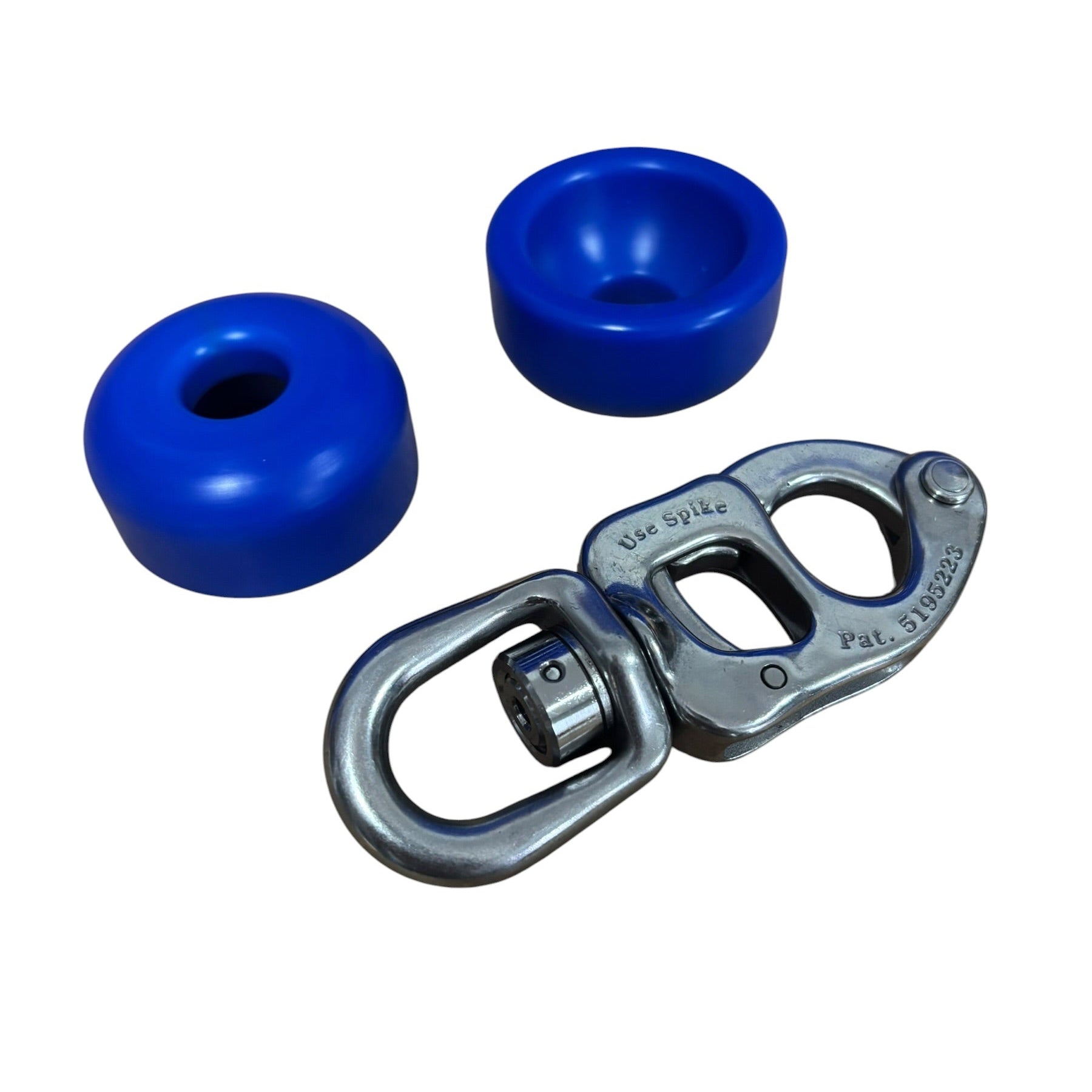 sailing halyard puck stopper blue 