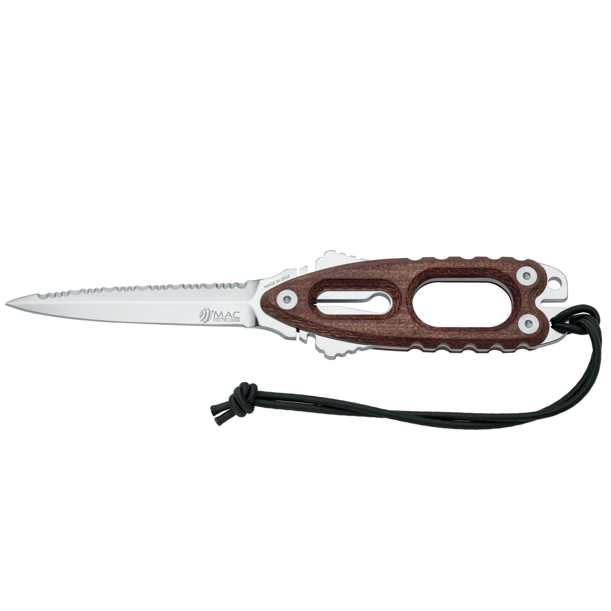 Gunster Diving Knife Wood Handle  | Mac Coltellerie