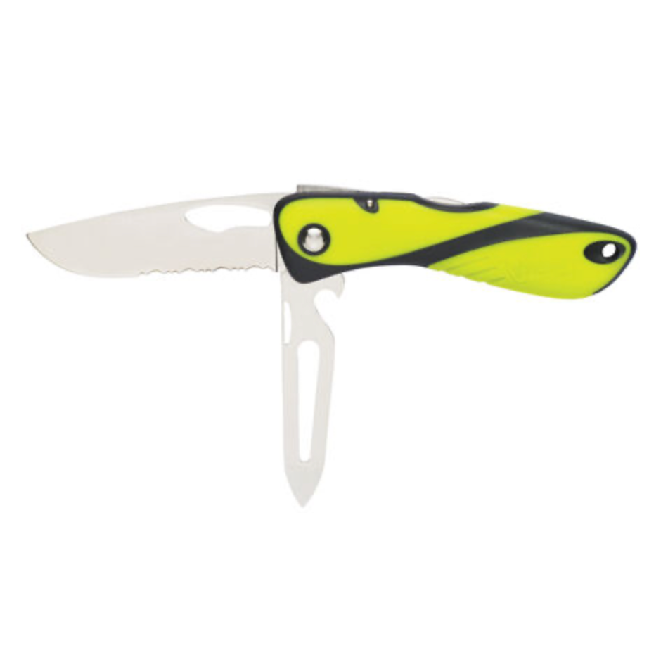 Wichard Offshore Knife - Serrated Blade, Shackle Key, Spike