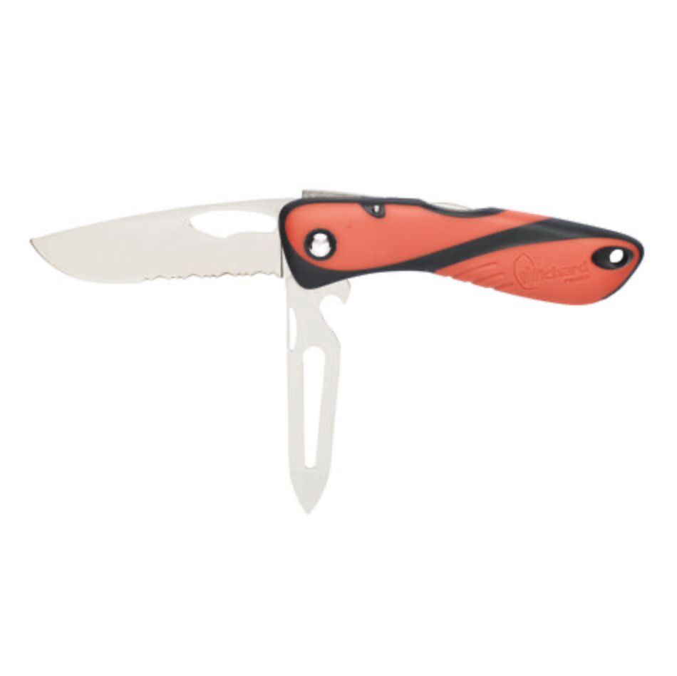 Wichard Offshore Knife - Serrated Blade, Shackle Key, Spike