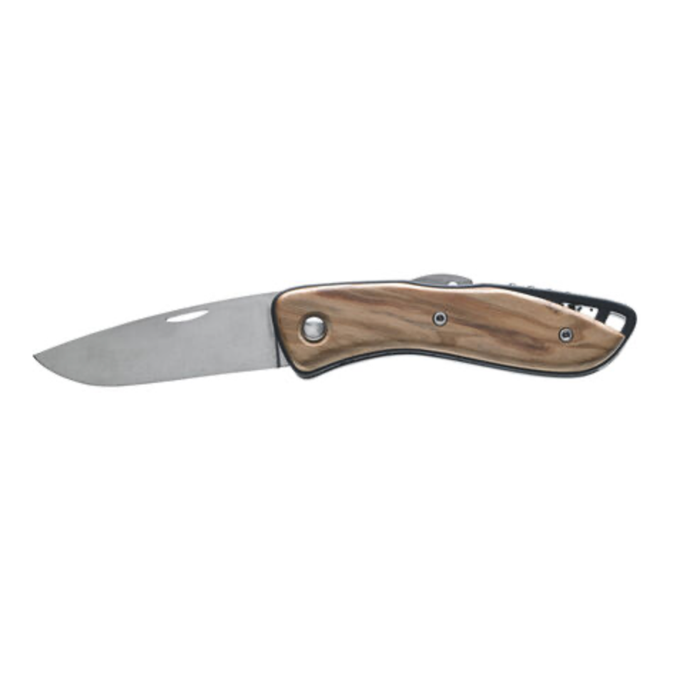 Wichard Aquaterra knife - Plain blade - Wooden handle