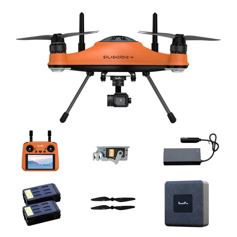 Waterproof Splashdrone 4 Plus with GC3-S 4K/3-axis camera