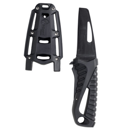 Wichard Offshore Rescue Knife - Fixed Plain Blade - Black
