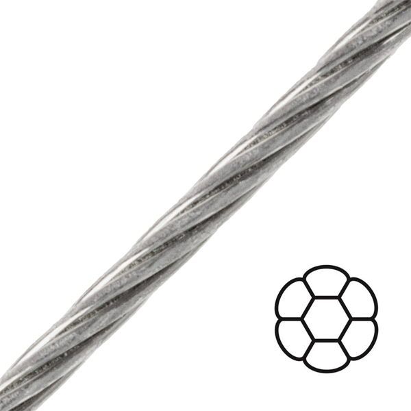 Dyform  Compact 1 x 7 Stainless Steel Wire