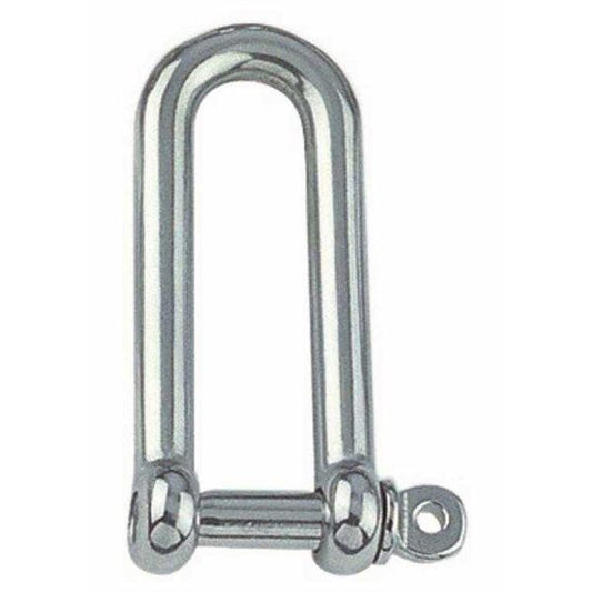 Long D Shackle - 316 Marine Grade Stainless Steel