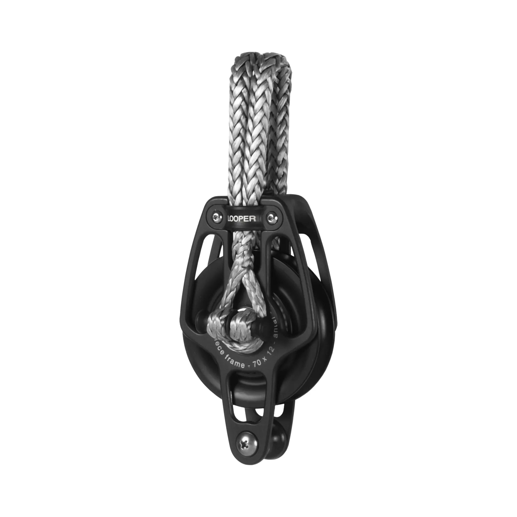 Antal Looper Series Single Block with Becket, Dyneema Loop, 60-140mm