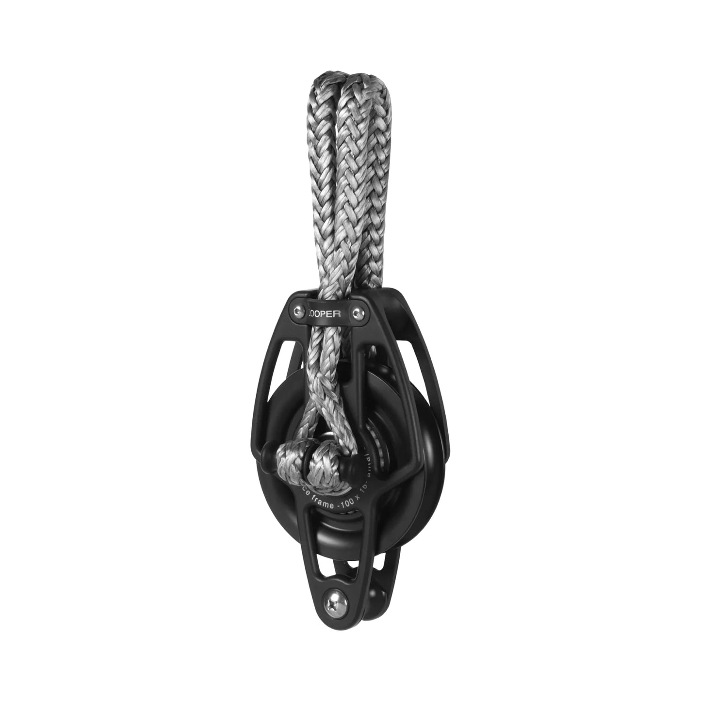 Antal Looper Series Single Block with Becket, Dyneema Loop, 60-140mm