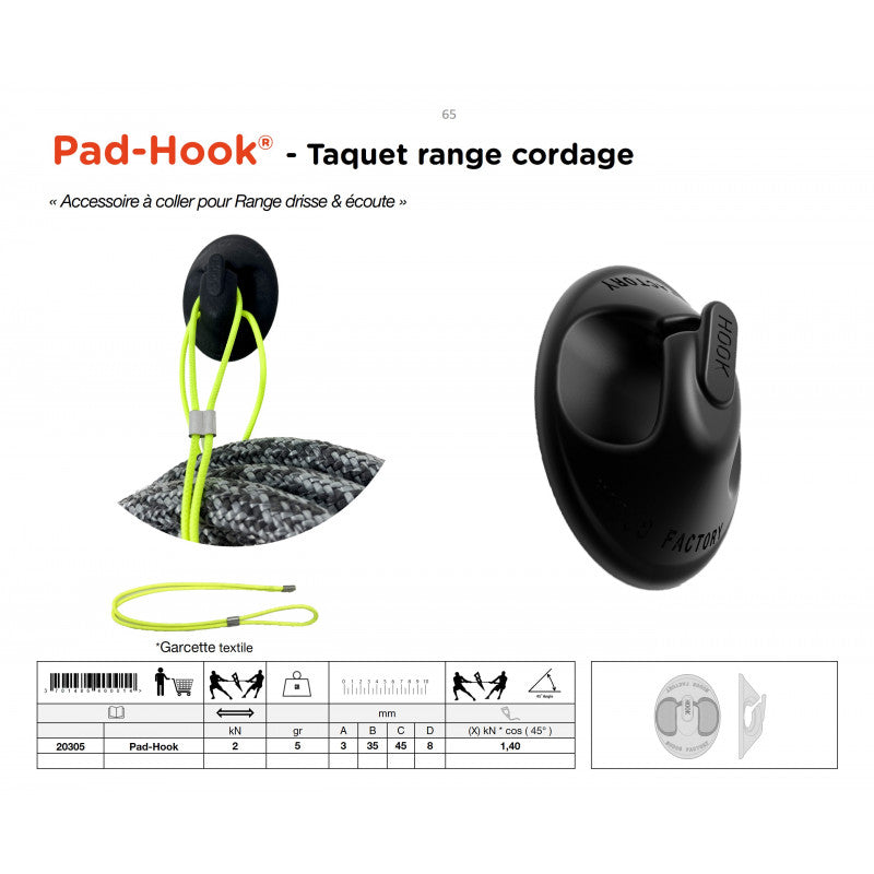 Nodus Pad-Hook® | Padeye Halyard Organizers