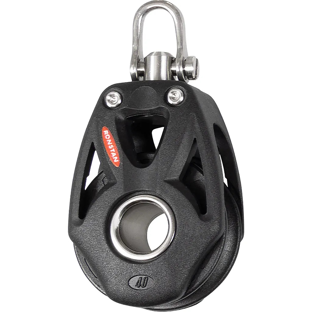 Ronstan Series 40 Ball Bearing Orbit Block™, Single,Swivel
